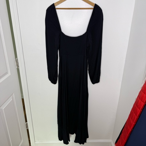 FREE PEOPLE This Is Love Black Midi Dress - Picture 6 of 6